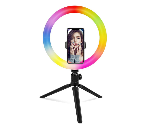 Mozos Lampa pierścieniowa LED 26cm RGB - 1239238 - zdjęcie 3